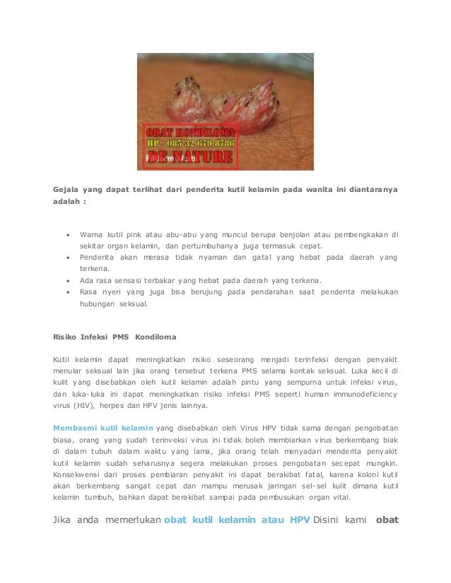  Obat kondiloma di vagina dan anus