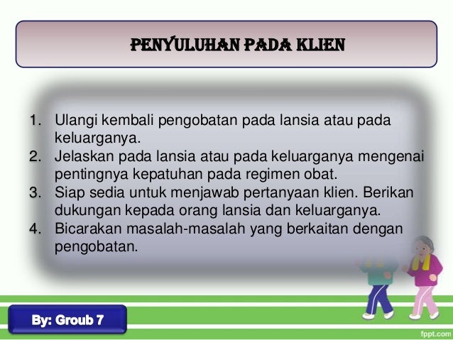 Pemberian Obat Pada Lansia Pemberian Obat Pada Lansia