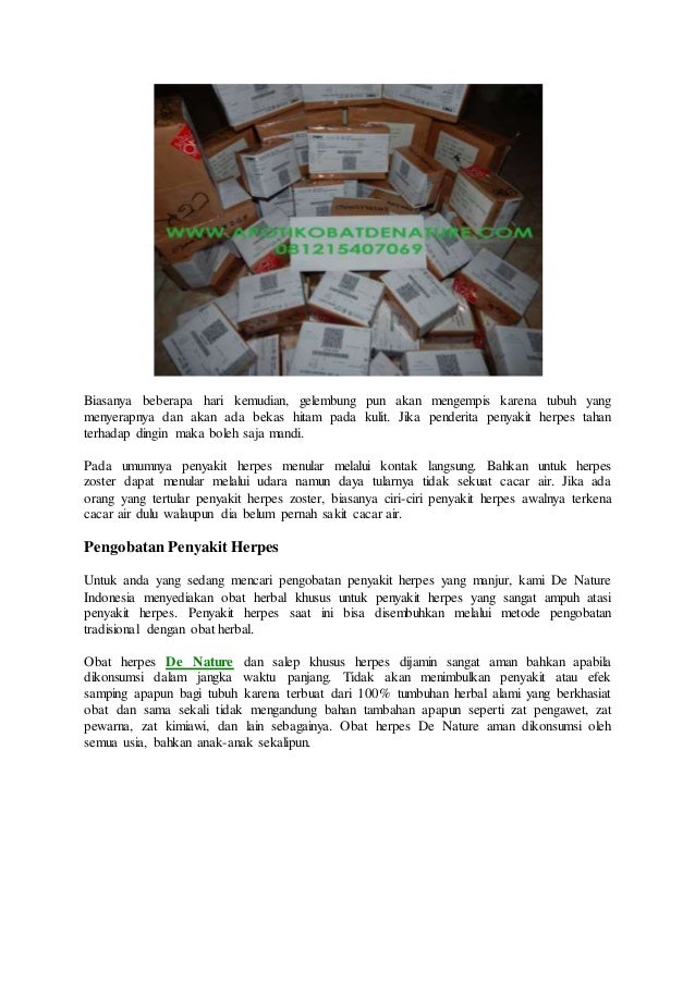 Obat Penyakit Herpes Paling Manjur