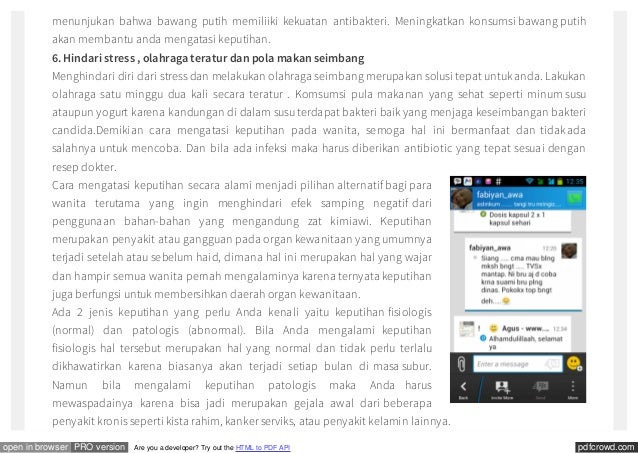 Tips Mengatasi Keputihan Saat Hamil Bidanku Com
