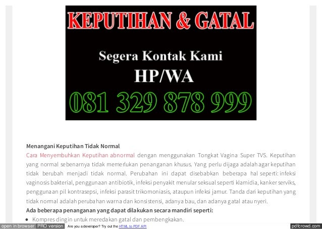 Hamil Lagi Keputihan Gatal