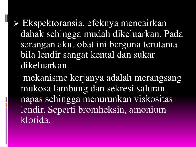 Obat sistem pernapasan AKPER PEMKAB MUNA