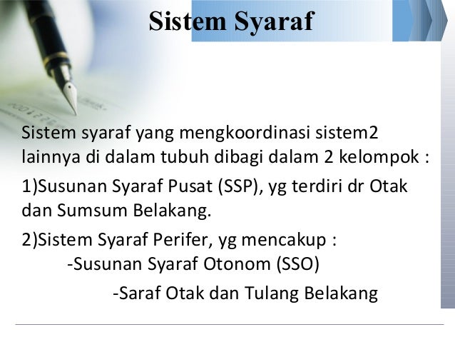 Obat susunan saraf Obat susunan saraf