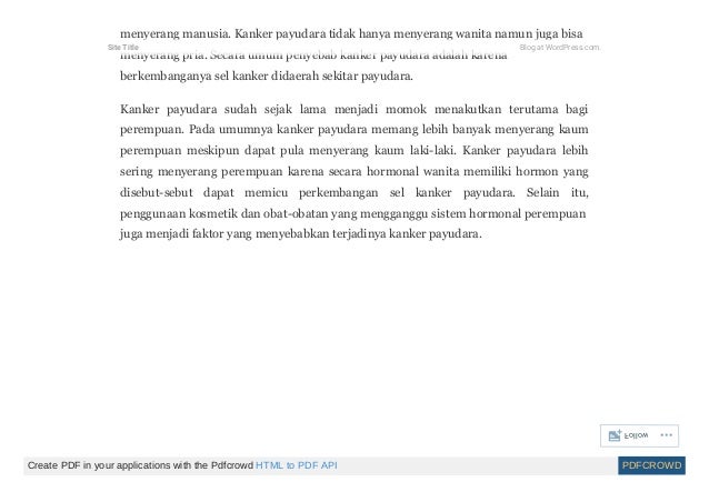 Obat tradisional kanker payudara stadium akhir