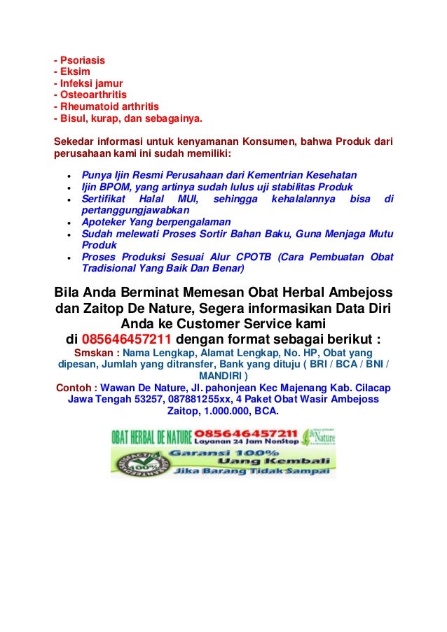 Obat wasir ambe joss & zaitop bonus salep salwa