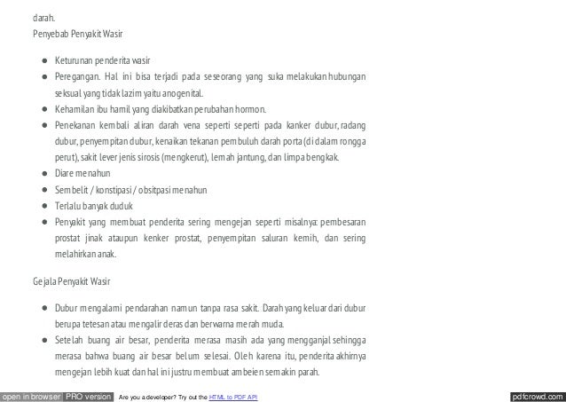 Obat wasir tradisional untuk ibu hamil