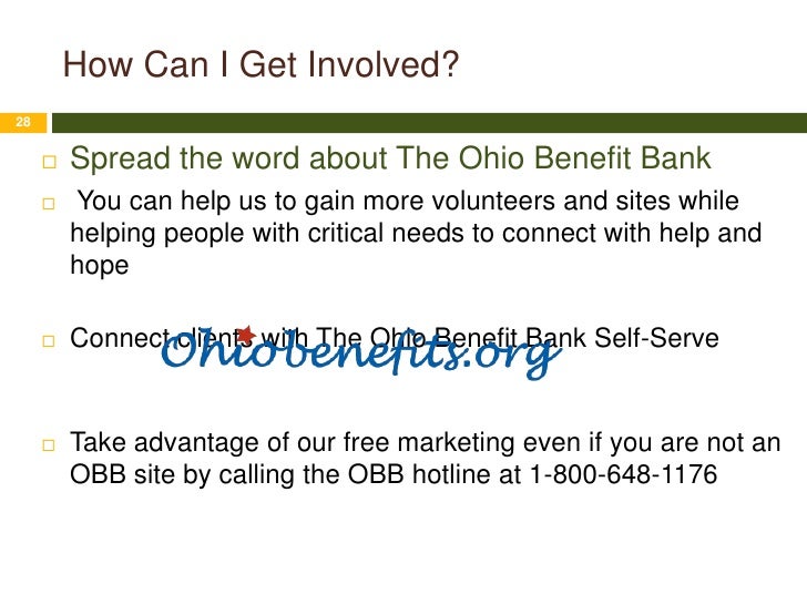 Introduction to the Ohio Benefit Bank