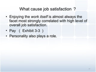 ch3 attitudes and job satisfaction | PPT