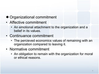 ch3 attitudes and job satisfaction | PPT