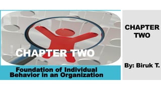Organization Behaviour Chapter Two Ppt Pdf