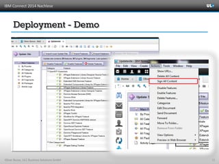 IBM Connect 2014 Nachlese
Oliver Busse, ULC Business Solutions GmbH 21
 