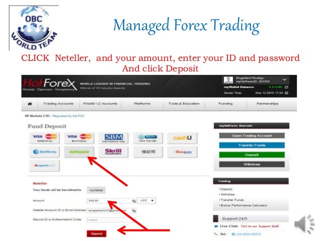 Hotforex pamm system