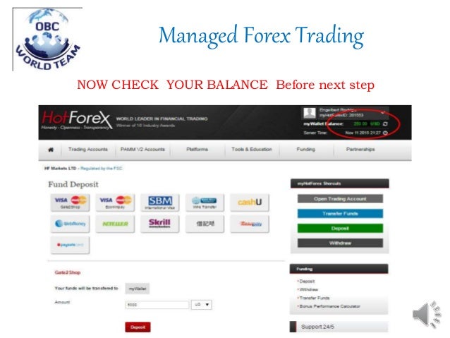 Hotforex pamm v2