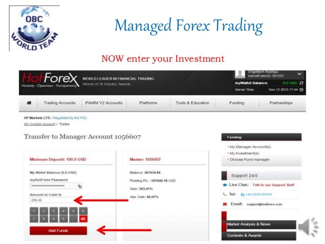 Hotforex pamm