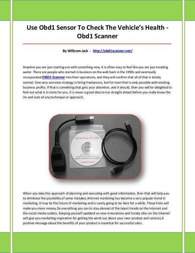 Obd1 scanner
