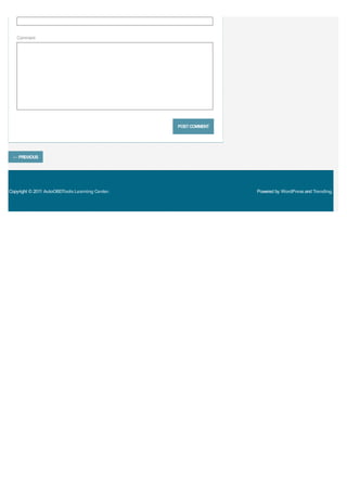 Comment




                                                 POST COMMENT




 ← PREVIOUS




Copyright © 2011 AutoOBDTools Learning Center.                  Powered by WordPress and Trending.
 