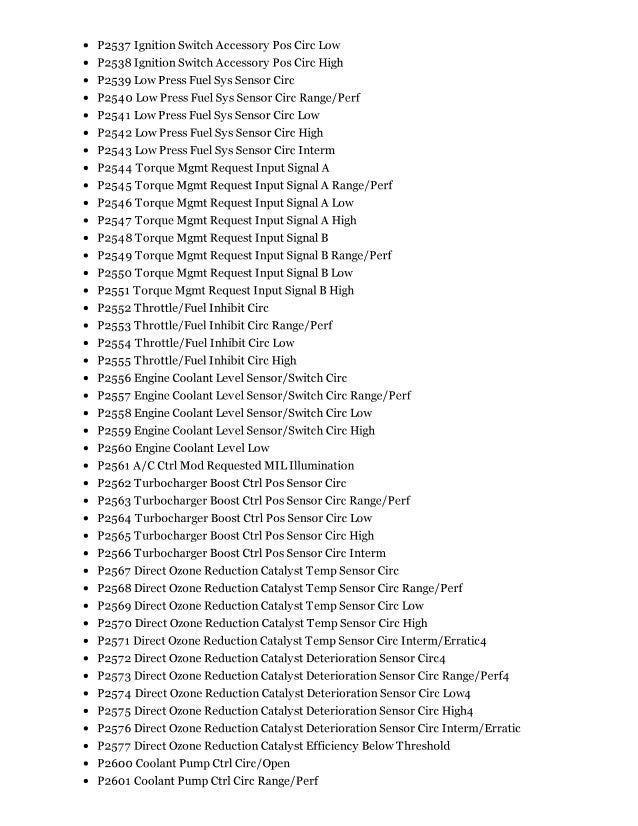 Obd ii diagnostic trouble codes dtc Obd ii diagnostic trouble codes dtc