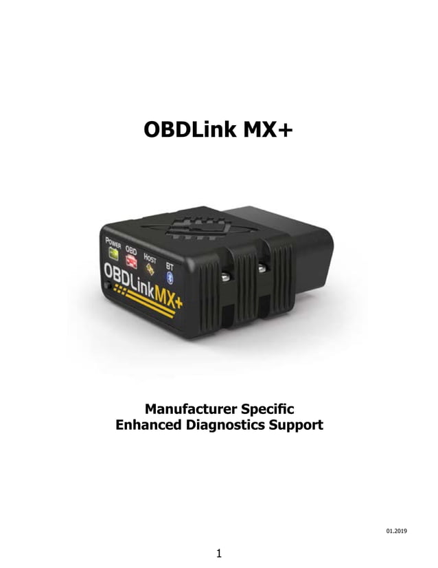 OBDLink MX+ User