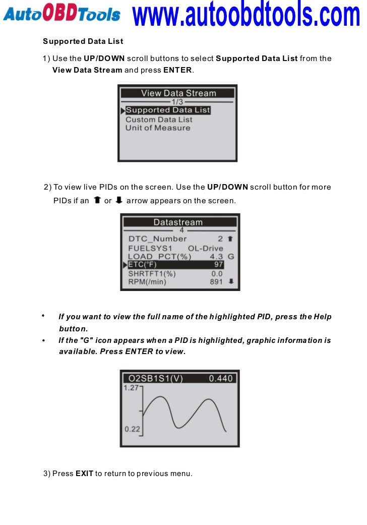 Obd2 eobd launch user manual