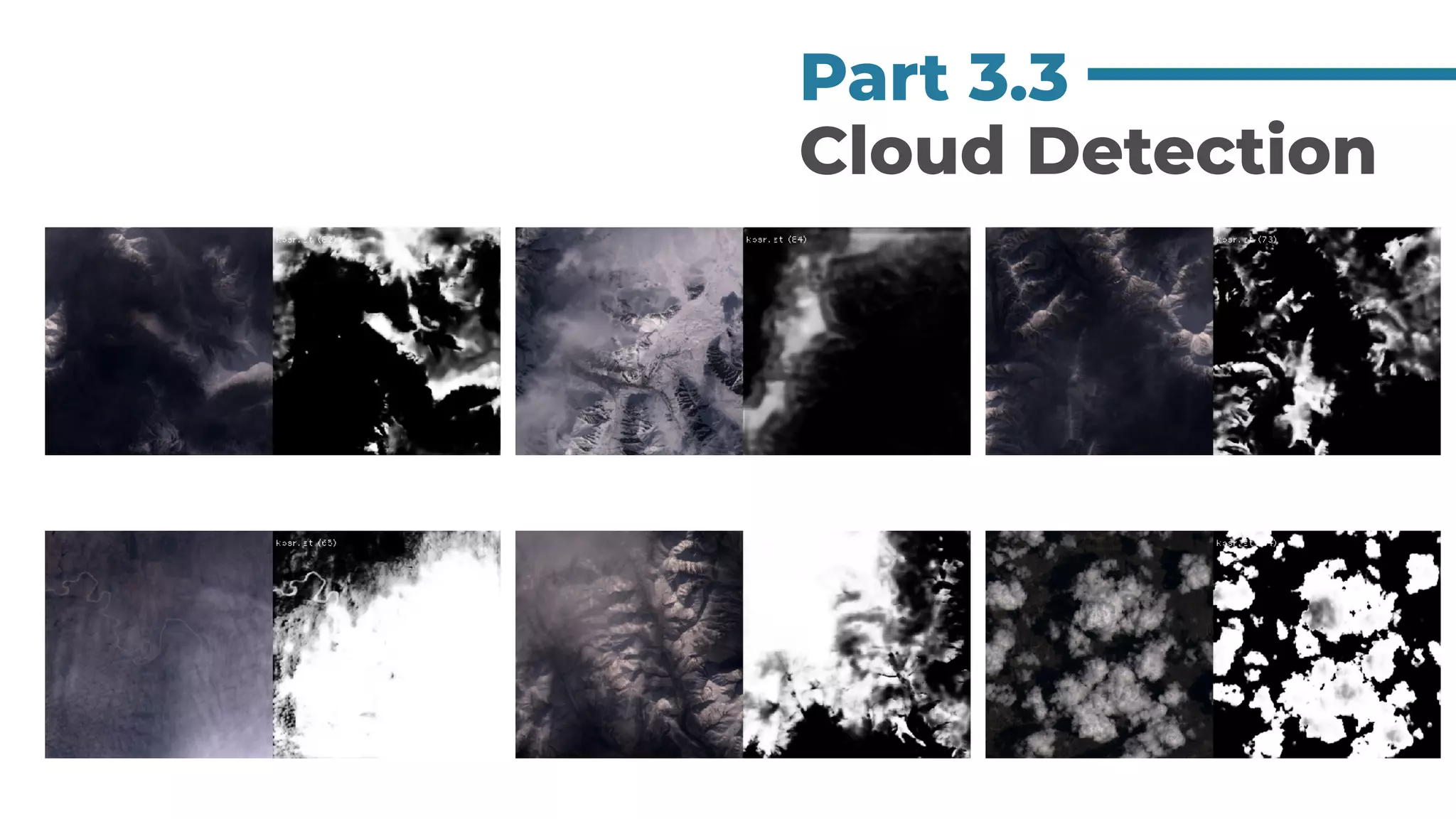 Part 3.3
Cloud Detection
 