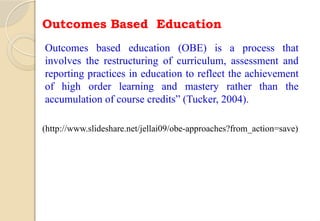 NBA OUTCOME BASED EDUCATION ACCREDITATION | PPTX