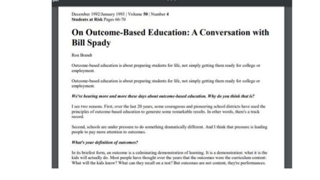 Outcome Based Education Valedictory Session