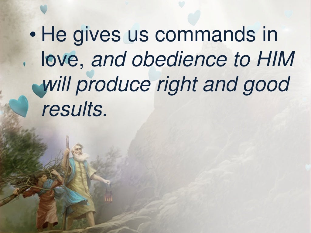 Obedience - Proof of Love