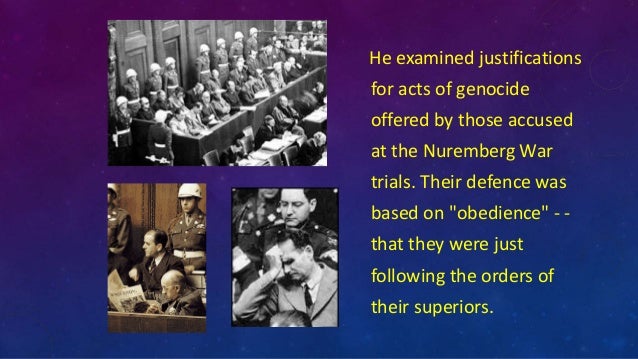 a study about the conflict between obedience to authority and personal conscience Free essay: stanley milgram, conducted a study focusing on the conflict between obedience to authority and personal conscience according to the study migram. a study about the conflict between obedience to authority and personal conscience Free essay: stanley milgram, conducted a study focusing on the conflict between obedience to authority and personal conscience according to the study migram.