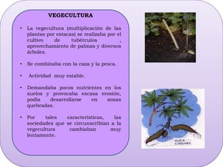 También representa dos sistemas agrícolas definidos: