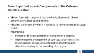 Outcome Based Specification Example Comprehensive Introduction to Outcome Based Education (OBE) and Bloom's ...