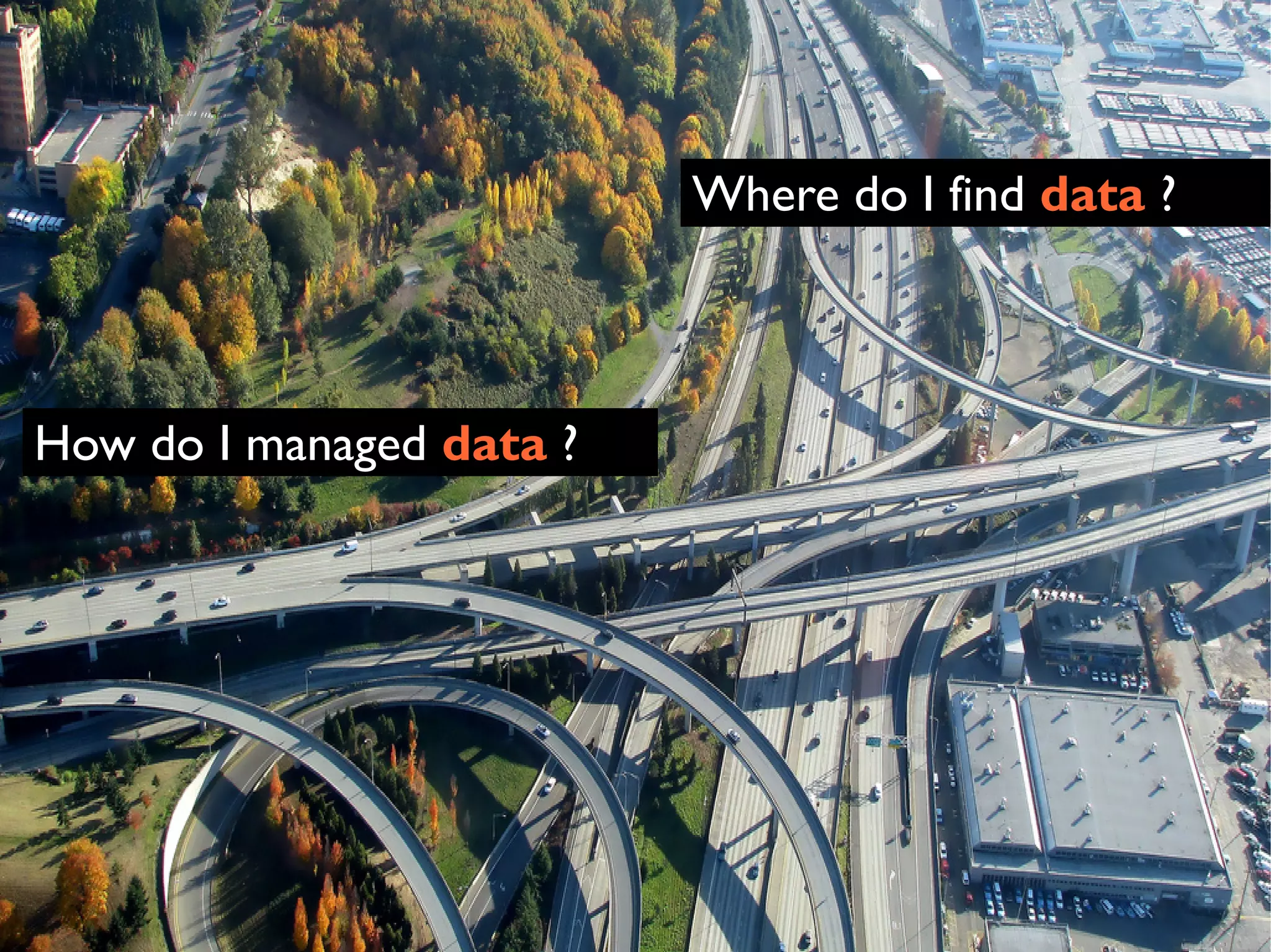 Where do I find data ?



How do I managed data ?
 