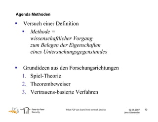 Peer-to-Peer Security