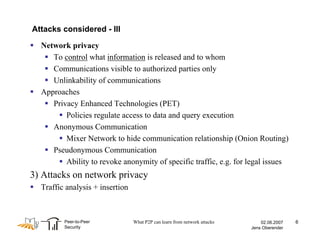 Peer-to-Peer Security