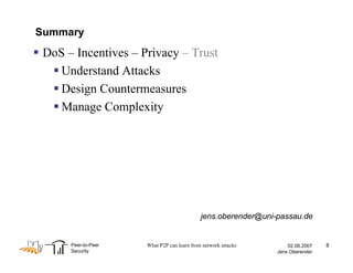 Peer-to-Peer Security