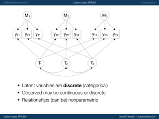 Multidirectional survey measurement errors: the latent class MTMM model ...