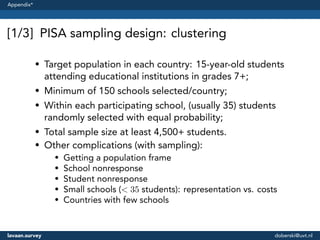 Pisa Sample Calculation lavaan.survey: An R package for complex survey analysis of structural ...