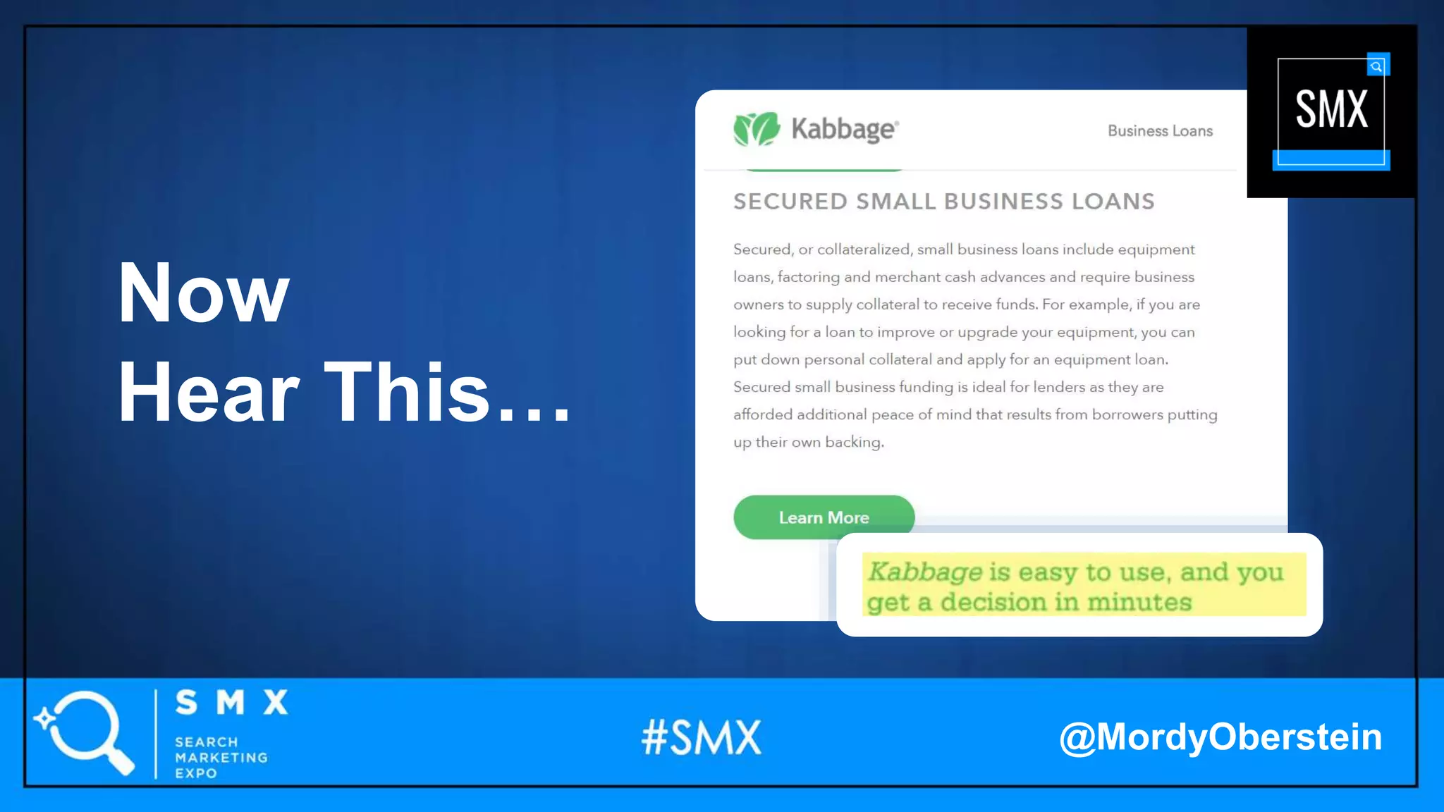 Thou
Now
Hear This…
Thou
@MordyOberstein
 