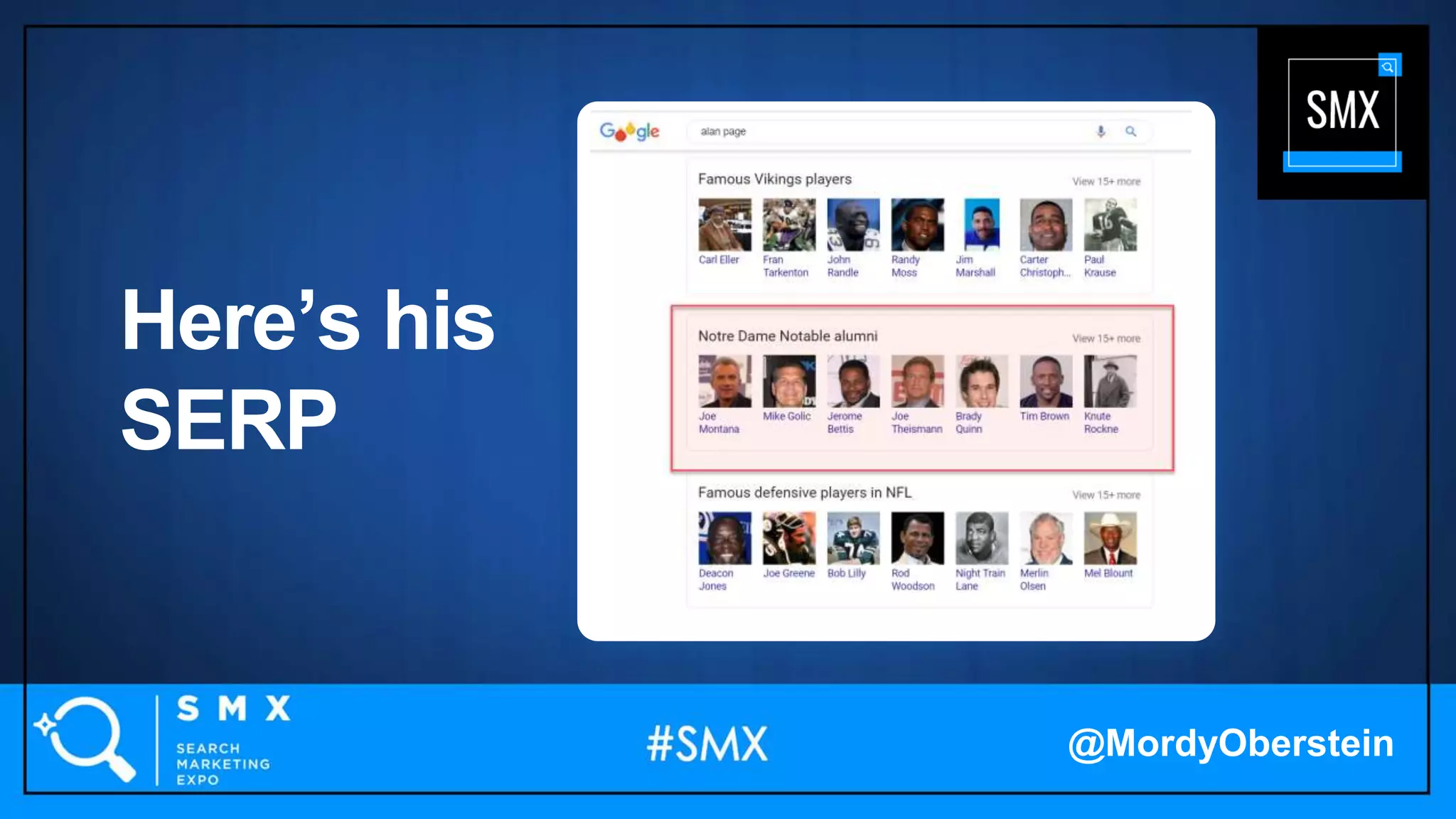 Thou
Here’s his
SERP
@MordyOberstein
 