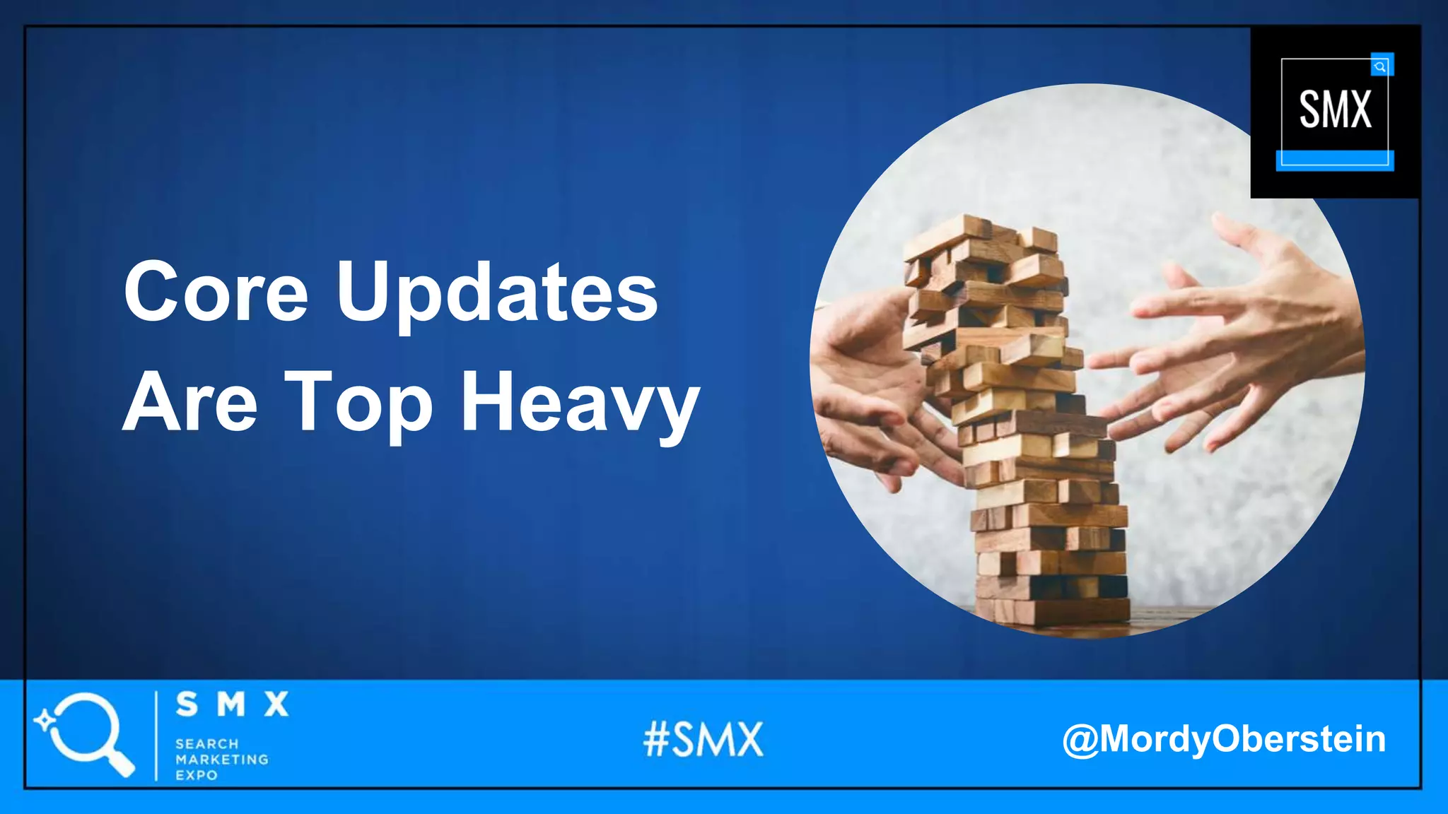 Core Updates
Are Top Heavy
@MordyOberstein
 