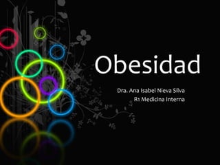 Obesidad
Dra. Ana Isabel Nieva Silva
R1 Medicina Interna
 