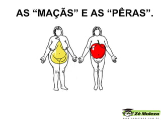 AS “MAÇÃS” E AS “PÊRAS”. 