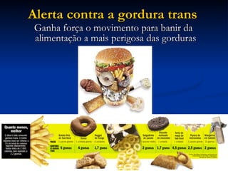 Alerta contra a gordura trans   Ganha força o movimento para banir da alimentação a mais perigosa das gorduras  