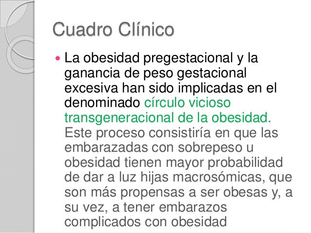 Obesidad Gestacional Obesidad Gestacional