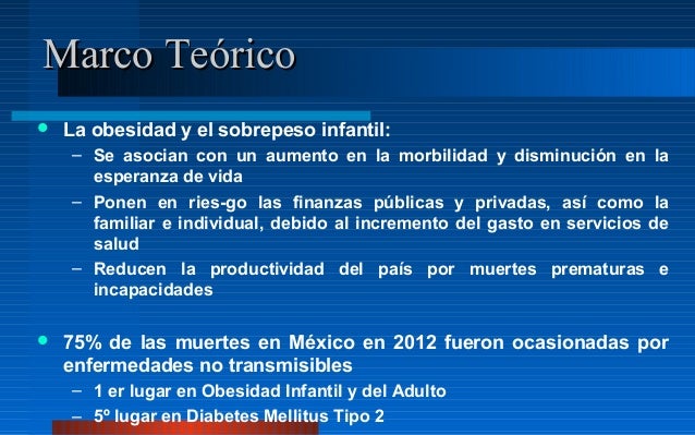 Marco Teorico De La Obesidad Infantil
