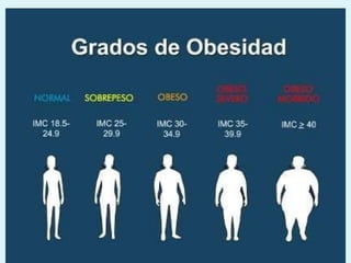 ●El mejor conocimiento de la biología del
tejido adiposo ha mostrado que la
obesidad central (obesidad tipo masculina
o ti...