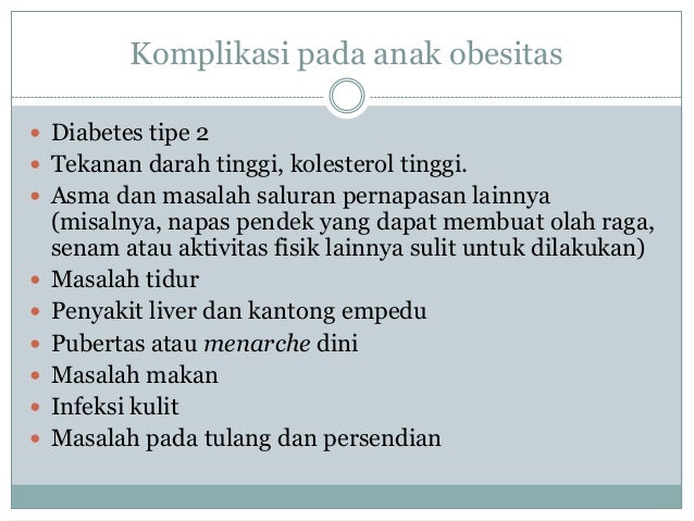 Obesitas pada anak