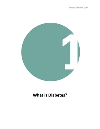 www.karnim.com
What is Diabetes?
 