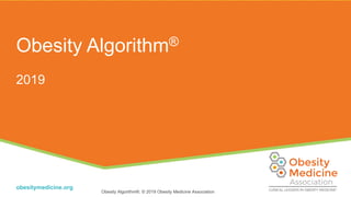 Obesity Algorhitm 2019 ------------------------------------ | PDF