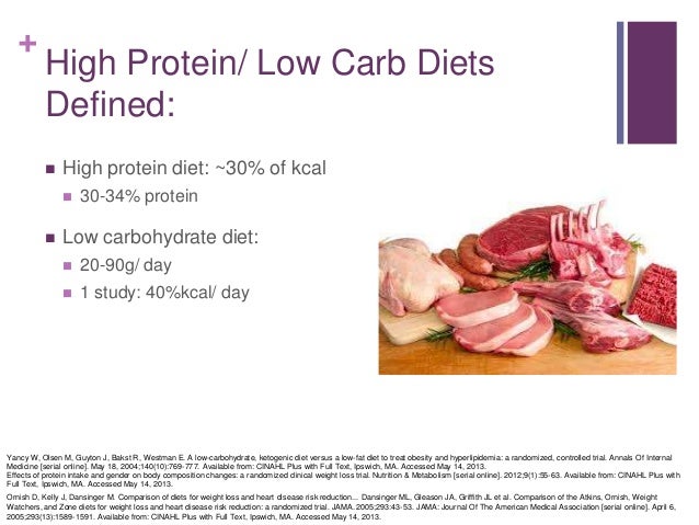 effects of high protein low carb diet