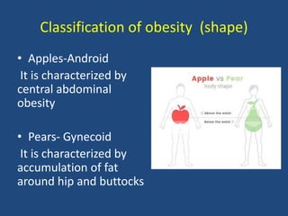 Android Shape Fat Obesity and principles of metabolic surgery | PPTX